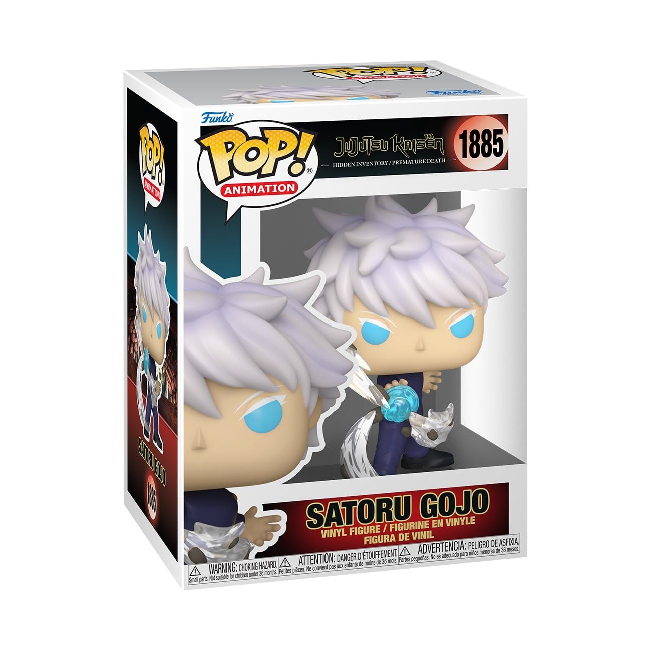 Funko POP! Animation: JJK - Satoru Gojo - (Hidden Inv) - Jujutsu Kaisen - Collectable Vinyl Figure - Gift Idea - Official Merchandise - Toys for Kids & Adults - Anime Fans