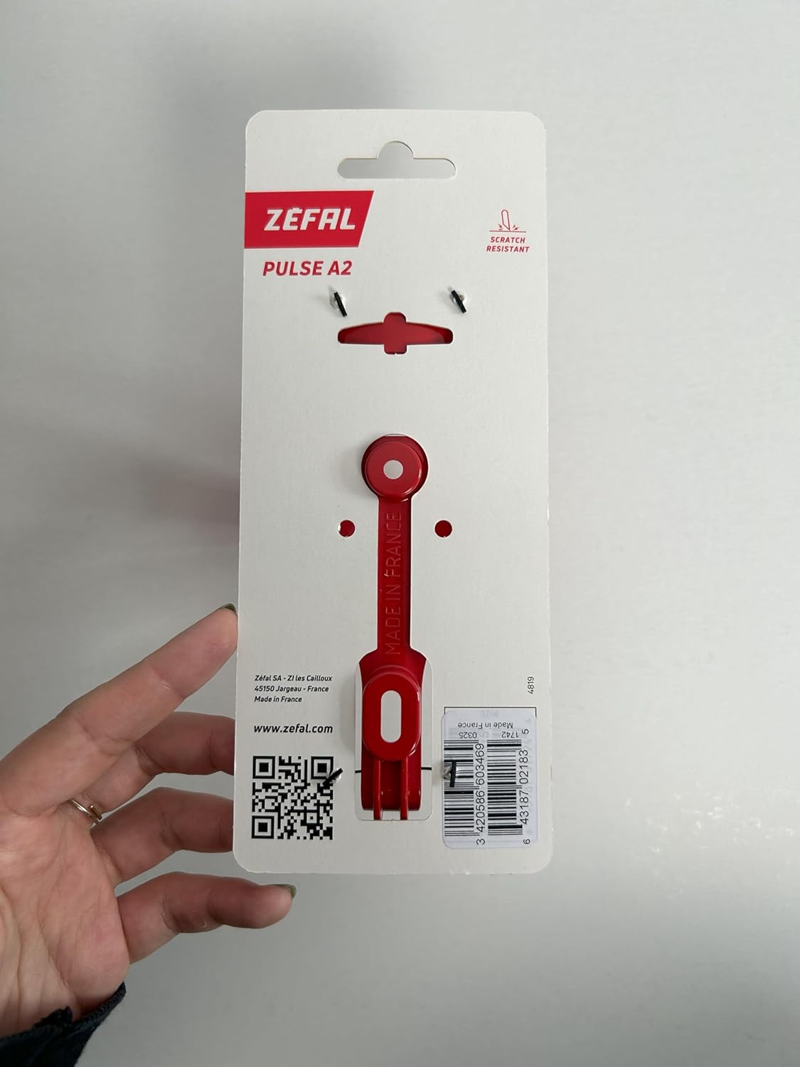 ZEFAL Pulse A2 - Portaborraccia per Bicicletta - Leggero Porta Borraccia Bici e MTB - Porta Borraccia Leggera, Forte e Resistente Produtta in Francia - 26g
