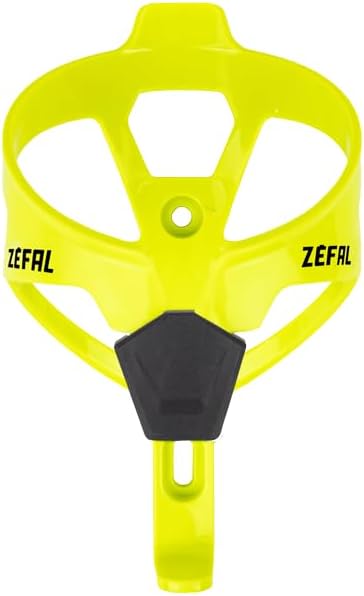ZEFAL Pulse A2 Portabidon Bicicleta - Portabidones Bicicleta MTB y Bicicleta de Carretera - Soporte Botella Bicicleta Fabricado en Francia - Porta Botellas para Bicicleta Ligera - 26g - Amarillo Neón
