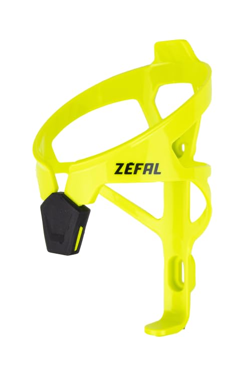 ZEFAL Pulse A2 Portabidon Bicicleta - Portabidones Bicicleta MTB y Bicicleta de Carretera - Soporte Botella Bicicleta Fabricado en Francia - Porta Botellas para Bicicleta Ligera - 26g - Amarillo Neón