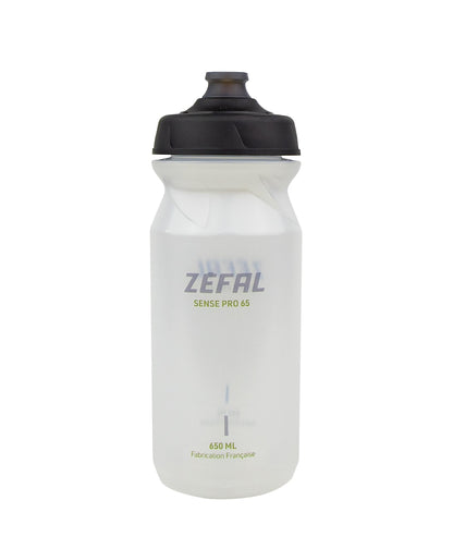 ZEFAL Sense Pro 65 Premium Bicycle Water Bottle, Translucent (Grey/Green