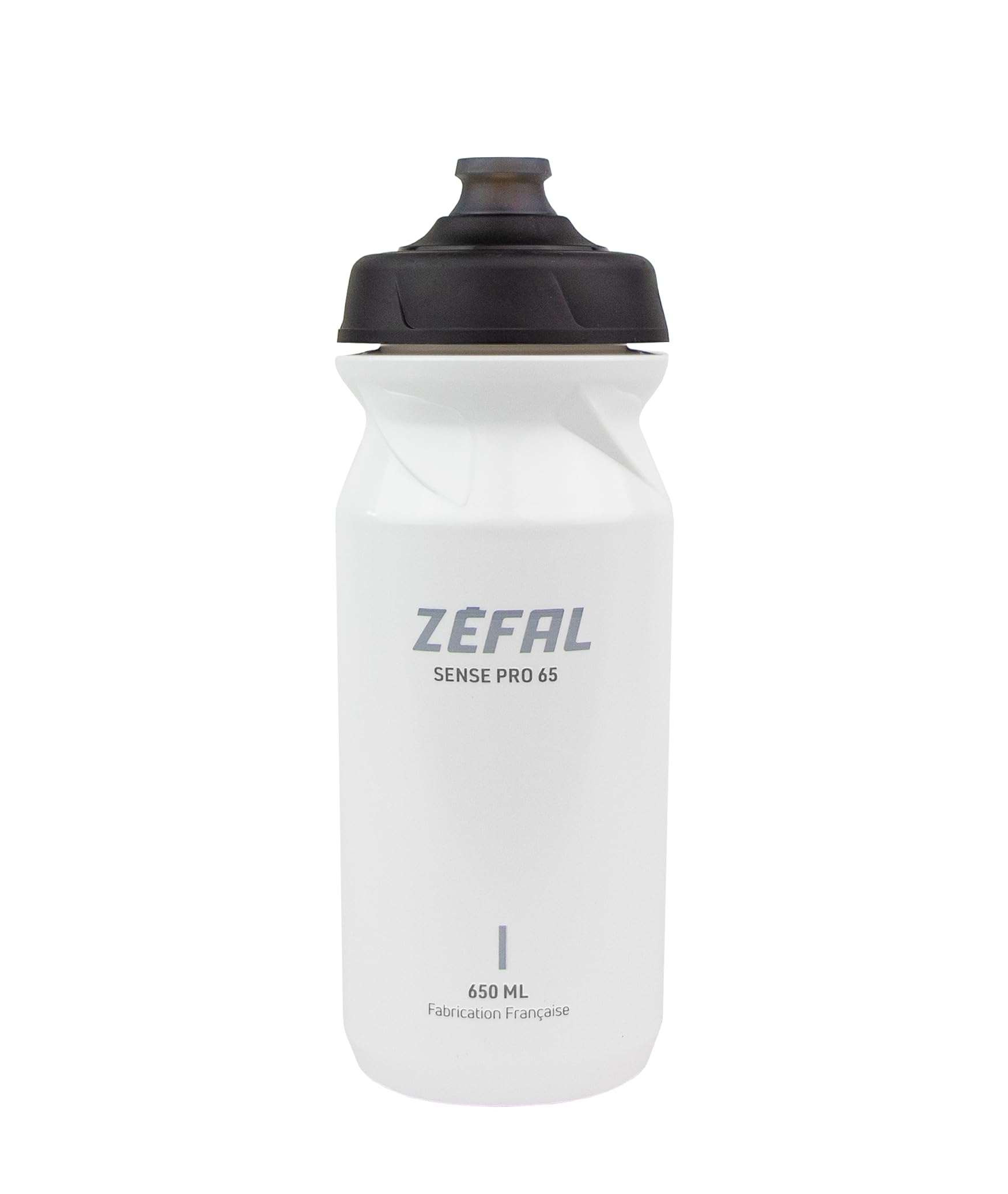 ZEFAL Sense Pro 65 Premium Bicycle Water Bottle, White (Double Grey