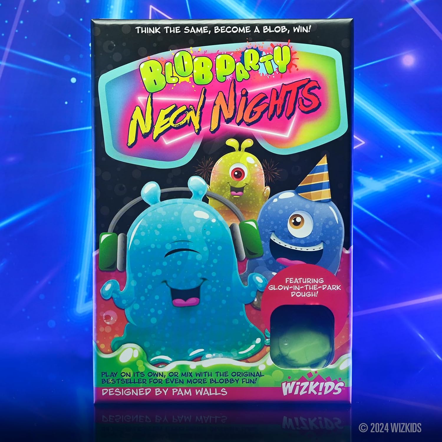 Blob Party: Neon Nights | Board Game | Co-op Party Game