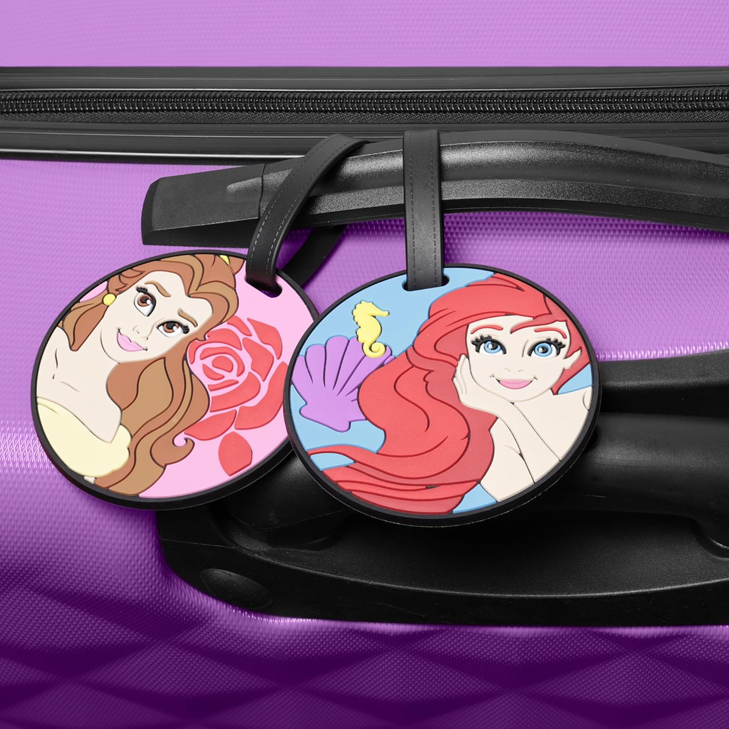 Peers Hardy ID Equipaje Disney Princesas La Sirenita y Bella