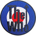 The Who Patch Target Band Logo Bordered Official Embroidered woven iron on Taglia unica