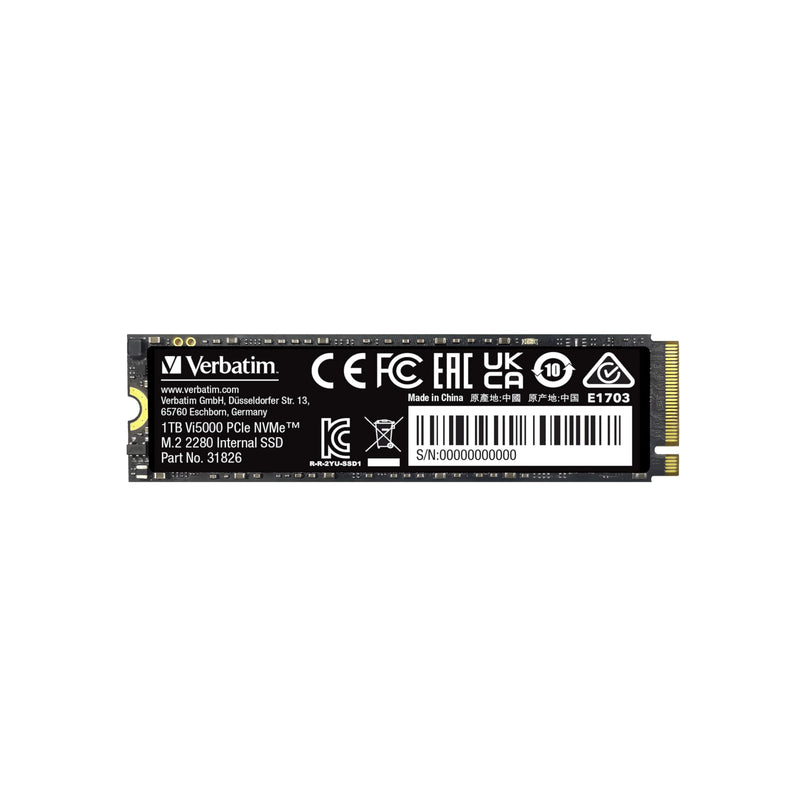 Verbatim VI5000 PCIE4 NVME M.2 SSD 1TB