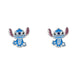 Silver Plated Stitch Stud Earrings