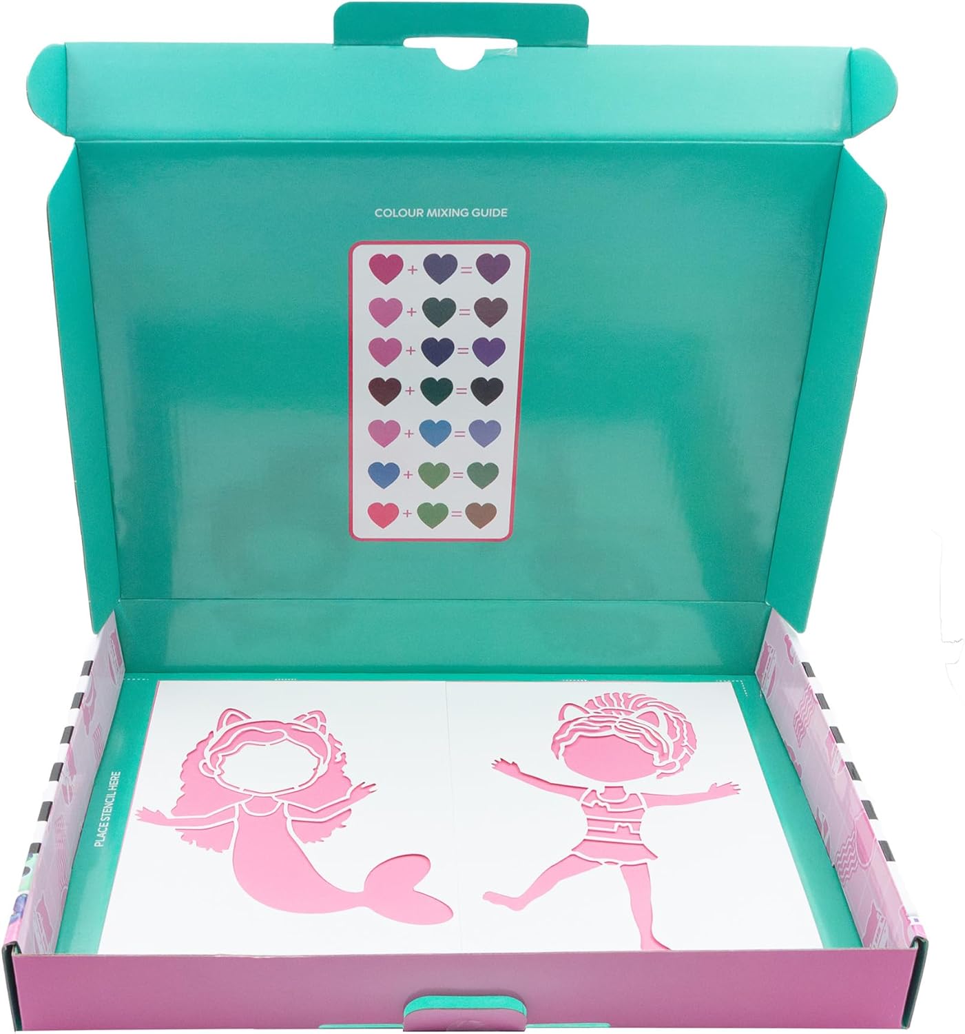 Gabby's Dollhouse - Set di penne spray - Matite da colorare per bambini - Set da colorare con matite colorate e pagine da colorare, GD23368