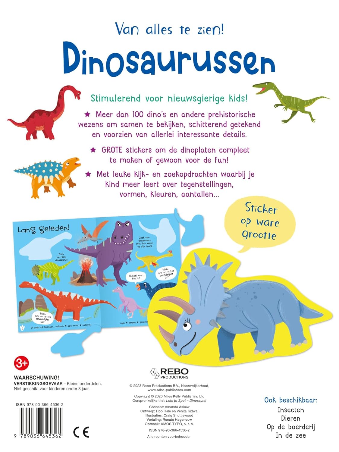 Rebo Publishers - Dinosaurussen -Van Alles Te Zien!