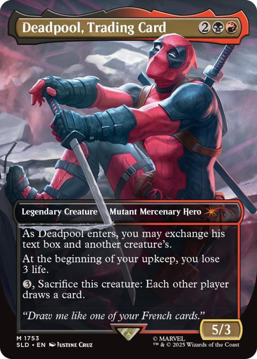 Magic the Gathering Secret Lair x Marvel's Deadpool (Non-Foil