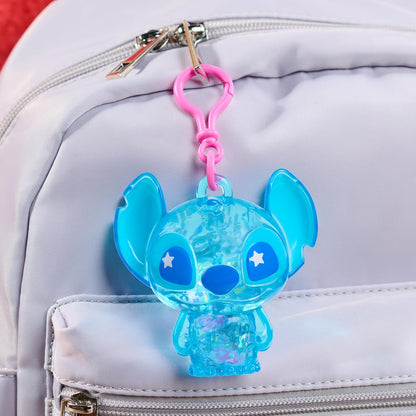 Just Play Figurita de plástico Disney Stitch Swirl-a-Stitch Clip-on Figure, 7,6 cm con Cuentas de Colores líquidas y Purpurina, Juguetes para niños a Partir de 3 años