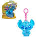 Just Play Figurita de plástico Disney Stitch Swirl-a-Stitch Clip-on Figure, 7,6 cm con Cuentas de Colores líquidas y Purpurina, Juguetes para niños a Partir de 3 años