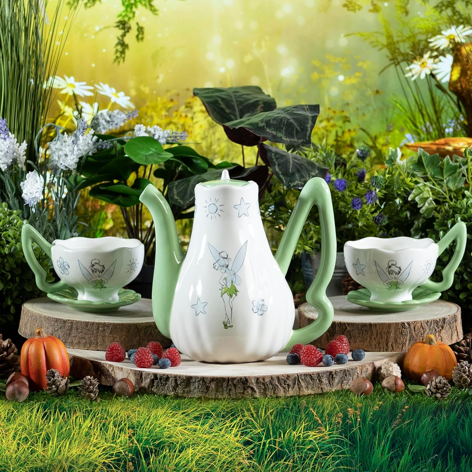 ABYSTYLE Disney Tinkerbell (Teapot with Cups/Set Teiera E Tazzine