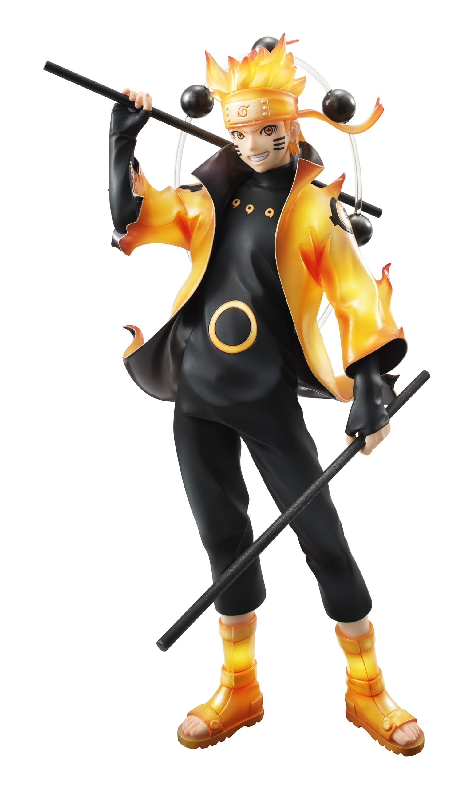 Naruto Shippuden G.E.M. Series Pvc Statue Naruto Uzumaki Six Paths Sage Mode 15Th Anniversary Ver. 22 Cm
