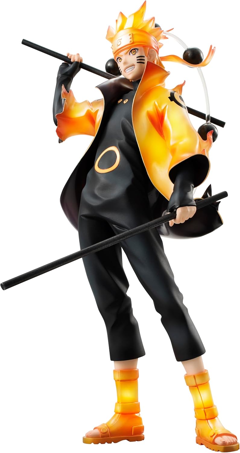 Naruto Shippuden G.E.M. Series Pvc Statue Naruto Uzumaki Six Paths Sage Mode 15Th Anniversary Ver. 22 Cm