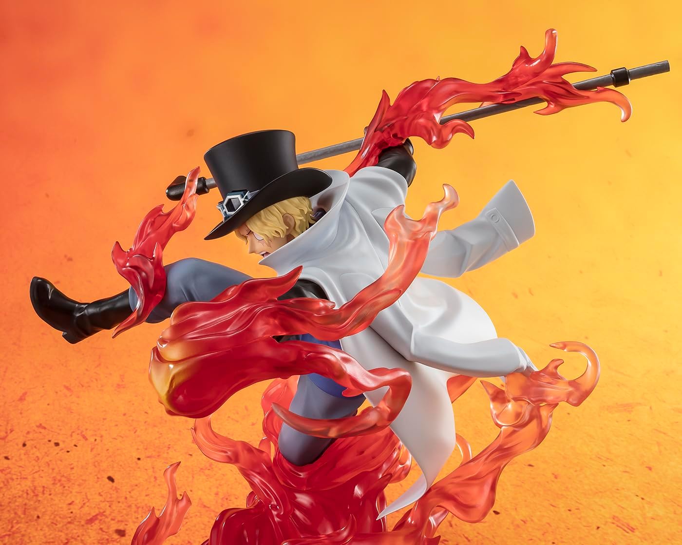One Piece Figuarts Zero Extra Battle Pvc Statue Sabo Fire Fist Rook Check 19 Cm