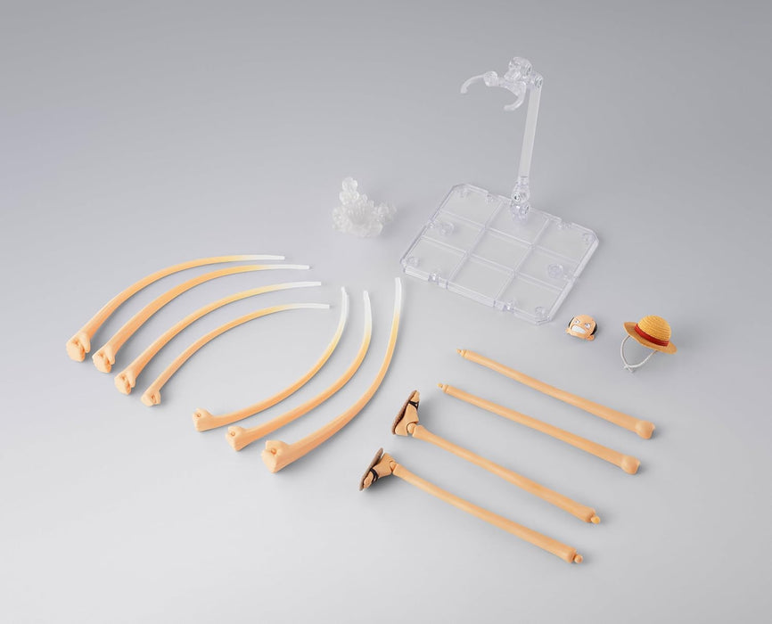 TAMASHII NATIONS – One Piece – Monkey D. Luffy – Romance Dawn – Gum-Gum Option Parts Set, Bandai Spirits S.H.Figuarts Figurine d'action