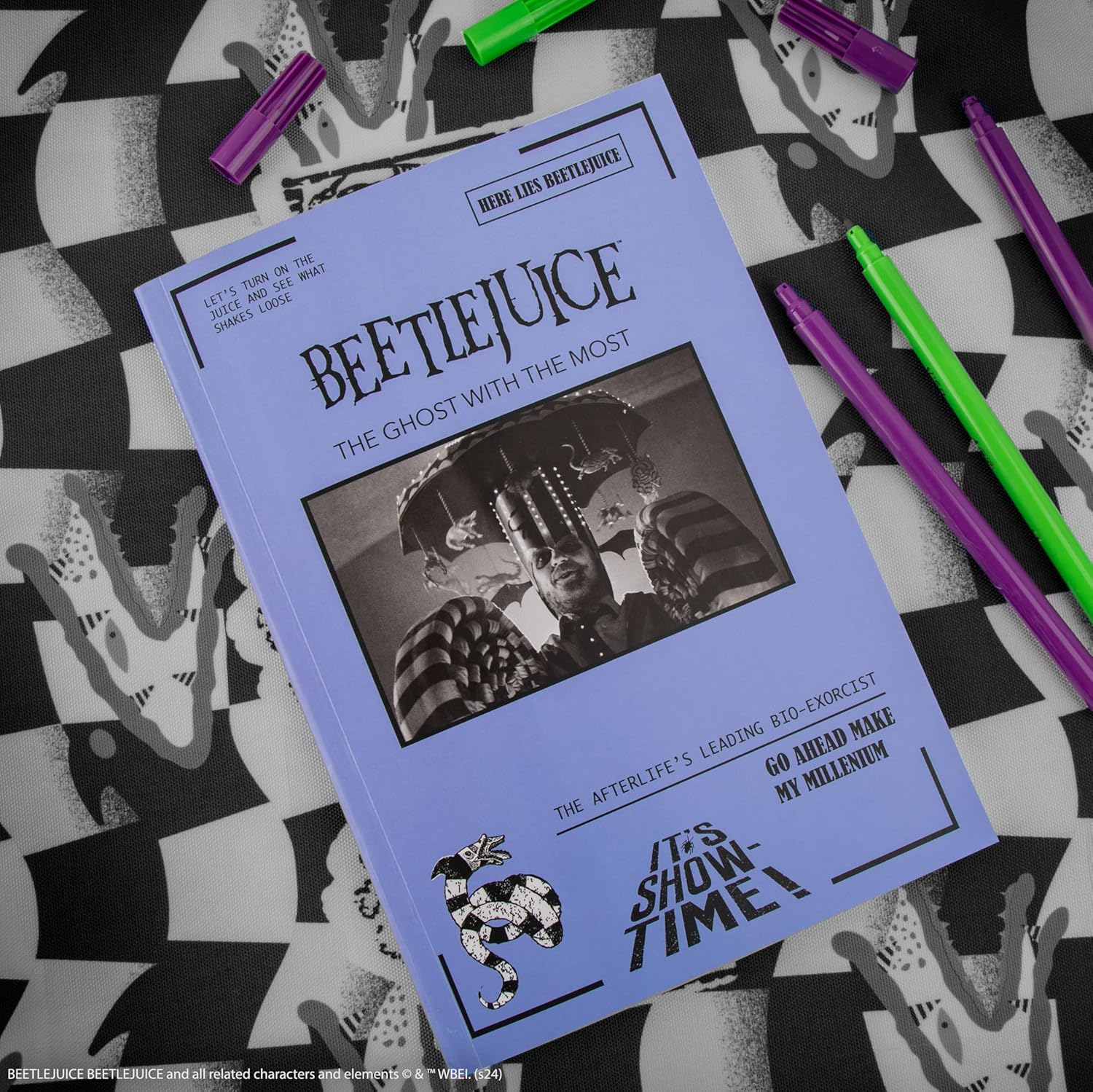 Beetlejuice Notizbuch Its Show Time