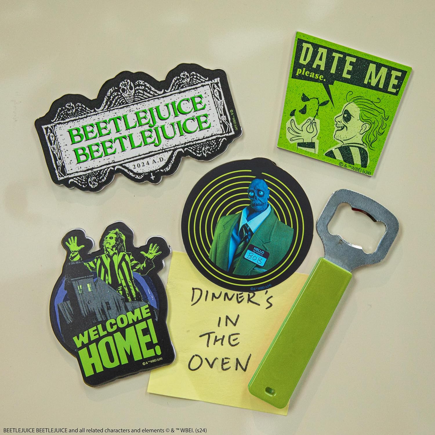 Beetlejuice Fridge Magnet 4-Pack