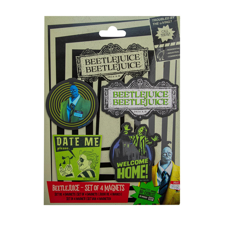 Beetlejuice Fridge Magnet 4-Pack