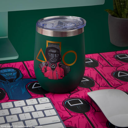Cinereplicas Squid Game - Mug de voyage Isotherme Squid Game - 12 * 9 * 9cm- Licence Officielle
