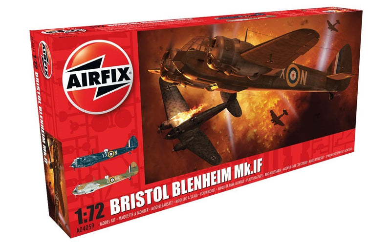 Airfix - 1/72 Bristol Blenheim Mk.IF - Plastik-Modellbau - Maßstab: 1:72