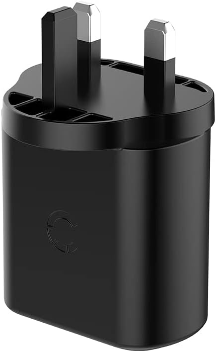 Cygnett PowerPlus 32W USB-C Wall Charger with Dual Ports and Power Delivery UK - Black