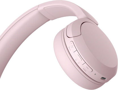 Sony WH-CH520 Wireless Bluetooth On-Ear Headphones, Sound, Lightweight Design, Up to 50hr Battery Life, Quick Charge, EQ, Clear Call Quality, iOS & Android