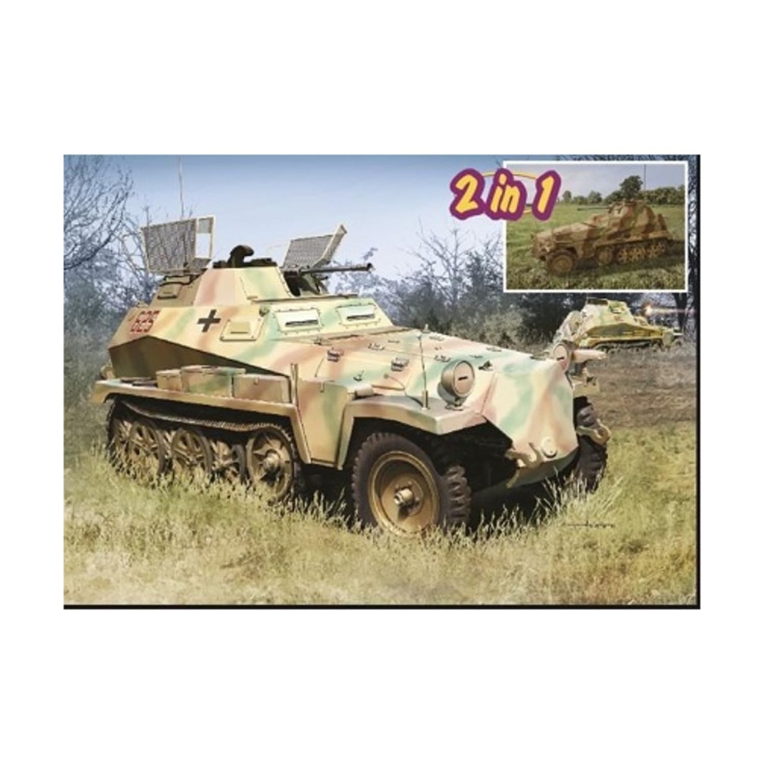 1/35 Sd.Kfz.250/9 Le.S.P.W. (2Cm) Mit Panzeraufbau Sd.Kfz.250/Z