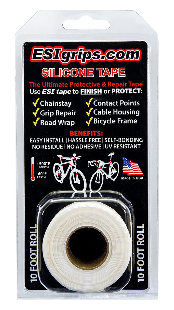 ESI Self Bonding Adhesive Free Silicone Tape White 10ft