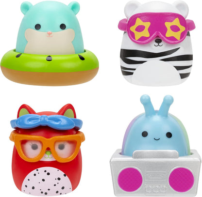 Squish-a-longs 25 Pack - Series 2 - (25) 1” Mini-Squish, 5 Accessories, 1 Ring, & 1 Collector’s Guide - 2 Chase Figures - Collect, Trade, & Play