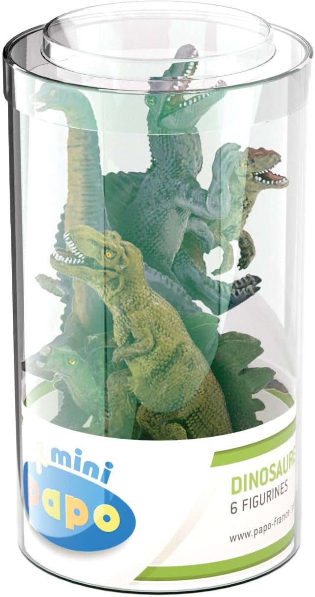 Mini Plus Dinosaurier Set 2 (Kunststoffbehälter, 6 Stück