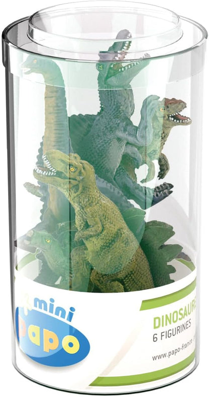 Mini Plus Dinosaurier Set 2 (Kunststoffbehälter, 6 Stück