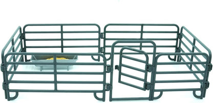 MOJO – Farmland Enclosure Playset | Farm Animals Collection | True to Life & Highly Detailed | Designed in UK