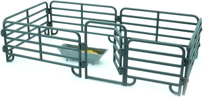 MOJO – Farmland Enclosure Playset | Farm Animals Collection | True to Life & Highly Detailed | Designed in UK