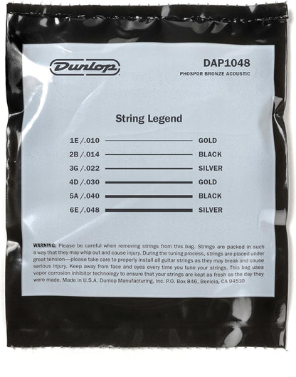 `Dap1048 Phosphor Bronze, Extra Light Set/6`