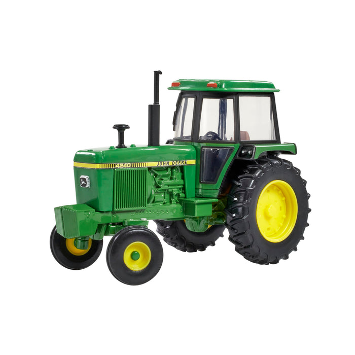 John Deere Britains 4240 Model | Detailed Diecast Metal and Plastic Tractor Toy | Child's Farm Toys for Indoors and Outdoors | Classic Tractor Toys for 3+ Year Old Boys and Girls