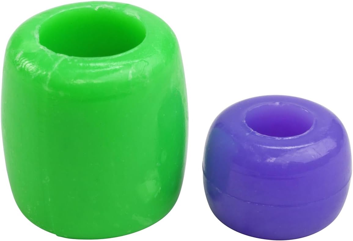 Colorations Perline jumbo colorate in plastica, 0,7 kg, in secchio riutilizzabile, perline per bambini, perline jumbo, artigianato, arte e artigianato, confezione multipla, colori assortiti