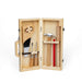 Bigjigs Toys Caja de herramientas de bricolaje – 6 herramientas de madera para niños, kits de construcción reales aptos para niños, juegos de regalo ecológicos para niñas y niños, a partir de 5 años