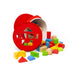 Bigjigs - Bigjigs Houten Gekleurde Bouwstenen 80dlg.