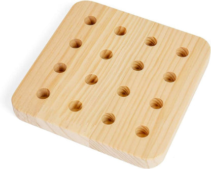 Bigjigs - Bigjigs Houten Wankel-pinnenbord 17dlg.