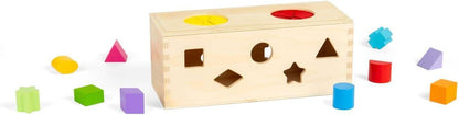 Bigjigs - Bigjigs Houten Mystery box Vormenstoof 10dlg.