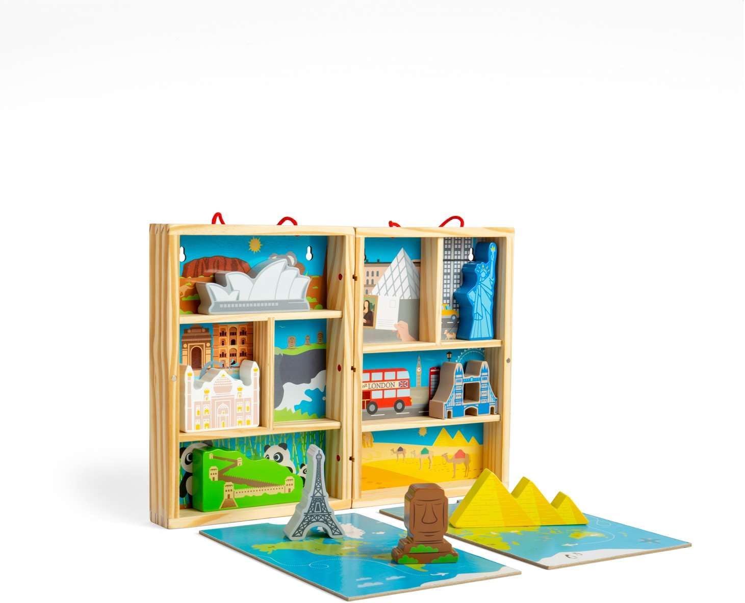 Bigjigs - Bigjigs Houten Reis Speelset 10dlg.