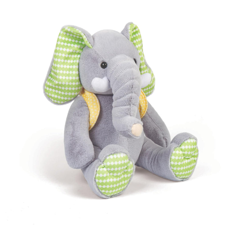 Bigjigs Toys Grande elefante peluche – Peluche animale di peluche, orsacchiotti e peluche per bambini, animali di peluche, regali per neonati e bambini, età 12 mesi +