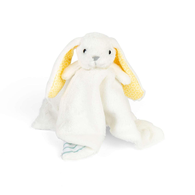Bigjigs Toys Coniglietto in peluche – Coperta per bambini, coperte e trapunte per neonati e bambini, animali di peluche, orsacchiotti animali per bambini, regali per neonati e bambini, età 12 mesi +