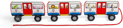 Bigjigs - Bigjigs Houten Londen Trekbus