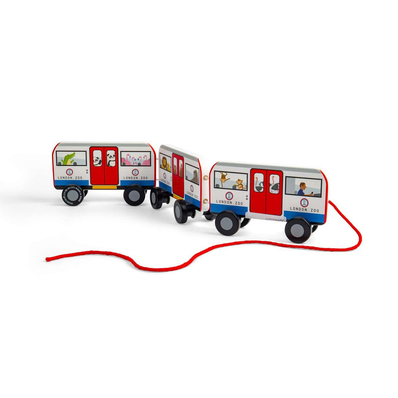 Bigjigs - Bigjigs Houten Londen Trekbus