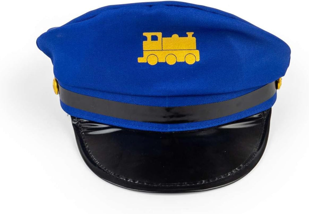 Bigjigs Toys Train Conductor Hat - Railway Fancy Dress Costume Accessory For Toddlers & Children, Kids Dressing Up Sets, Pretend Play Outfits & Accessories, Children’s Gifts, Age 3 + Years