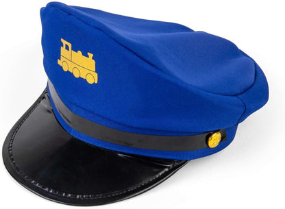 Bigjigs Toys Train Conductor Hat - Railway Fancy Dress Costume Accessory For Toddlers & Children, Kids Dressing Up Sets, Pretend Play Outfits & Accessories, Children’s Gifts, Age 3 + Years