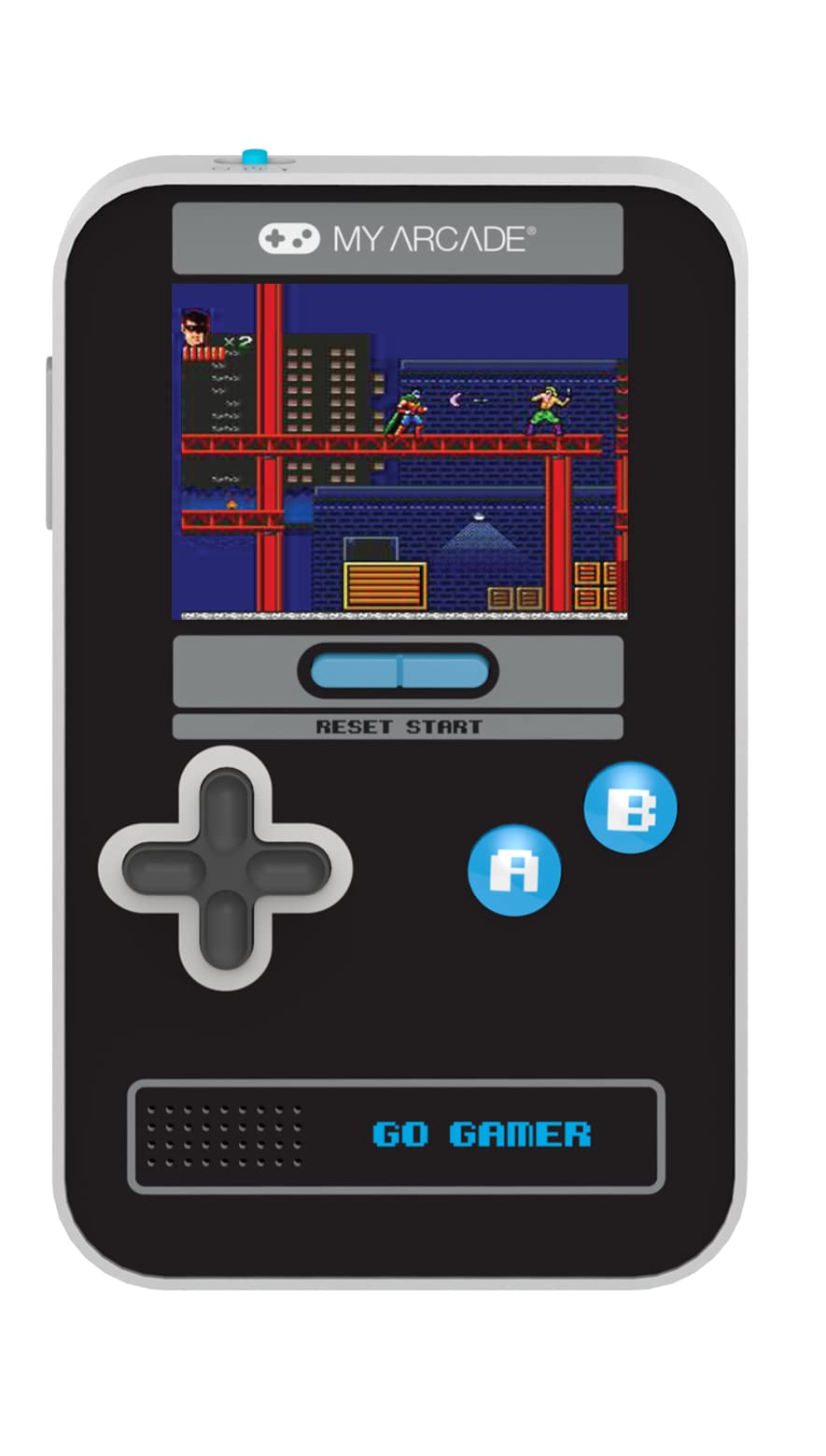 `My Arcade - Go Gamer Classic 308 Games Negra Azul 2,5 Inch`